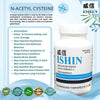 Ishin Advanced 10X Whitening Japan Formula with Collagen and Glutathione 60 Capsule