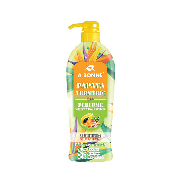 A Bonne Papaya Turmeric Perfume Whitening Lotion Smooth And Healthy Skin Fight blemishes wrinkles 500ml