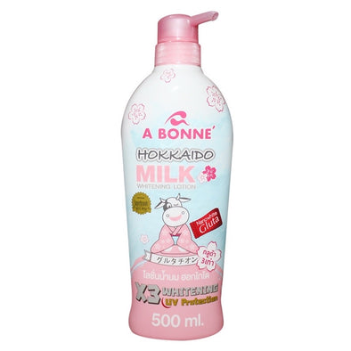 A Bonne Hokkaido Milk Whitening Lotion X3 Whitening UV Protection 500ml