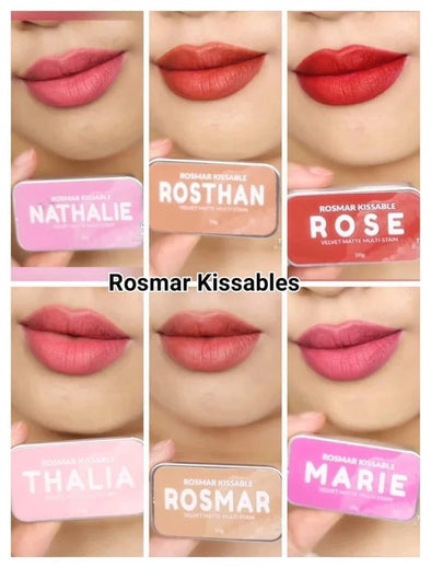 Rosmar Kissable Velvet Matte Multi Stain 10g (For Cheeks & Lips)