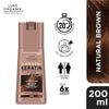 Luxe Organix Permanent Hair Color Shampoo (200ml).  ( Chestnut Brown, Natural Black & Natural Black ).