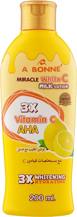 A Bonne Miracle White C Vitamin C and Honey Formula Milk Lotion